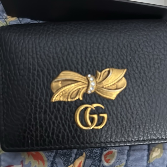 Authentic GUCCI MARMONT BOW WALLET, small - Picture 9 of 11